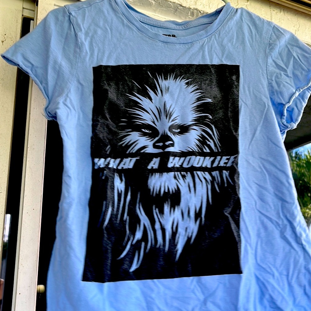 Star Wars tee shirt. Size m. What a Wookiee.